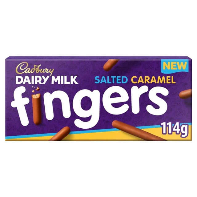 Cadbury Salted Caramel Fingers (UK)