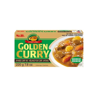 S&B Golden Curry Japanese Curry Mix, Medium Hot 1 count