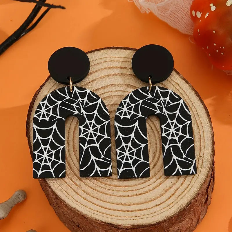 Spider Web Earrings