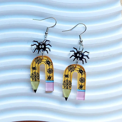 Teacher Halloween Earrings